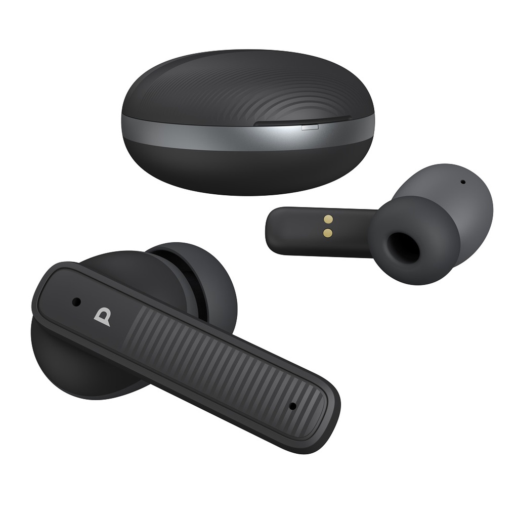 POWEROLOGY QUAD ENC TRUE WIRELESS BUDS BLACK PWLAU006BK thumbnail 6