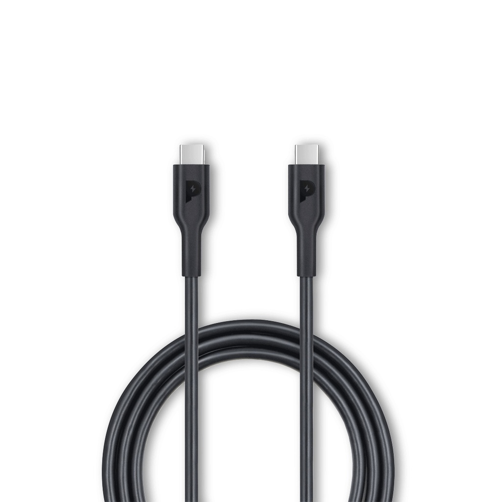POWEROLOGY TYPE C TO TYPE C CABLE 1.2M PD100W BLACK PWCTC1M-BK thumbnail 10