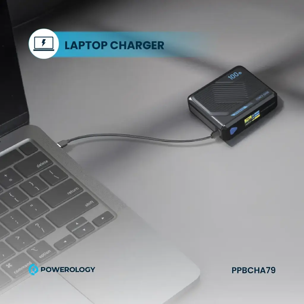 POWEROLOGY ULTRA MINI 20000MAH 15W POWERBANK BLACK PPBCHA79 thumbnail 14