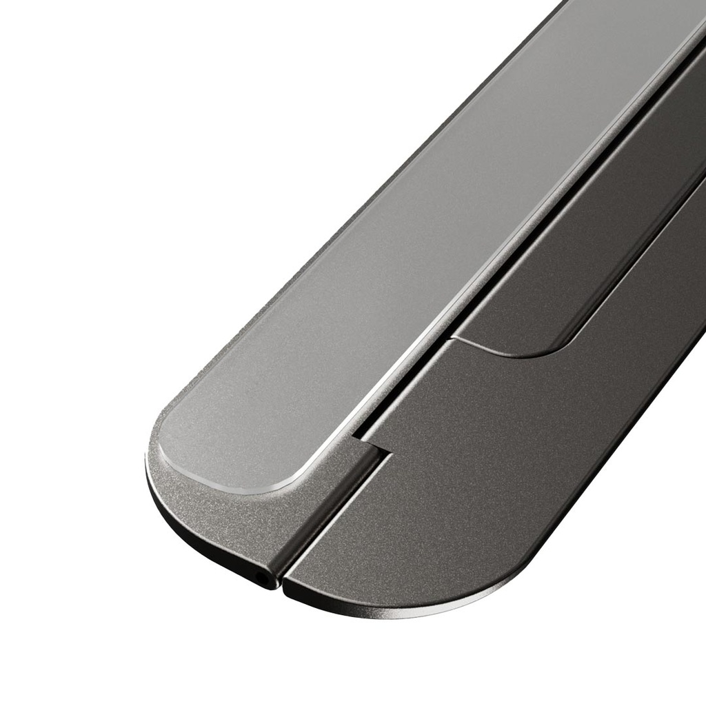POWEROLOGY ULTRA THIN LAPTOP STAND ALUMINUM GRAY PAFPLSGY thumbnail 3