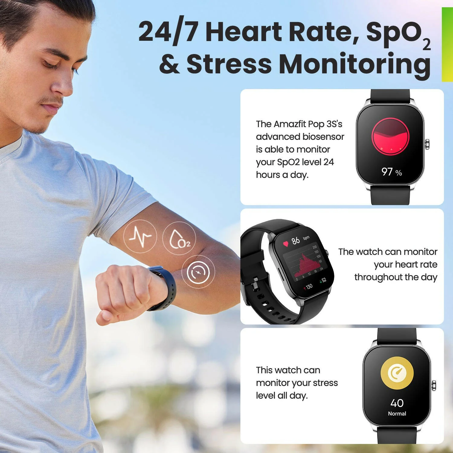 Amazfit Pop 3S Smart Watch thumbnail 13