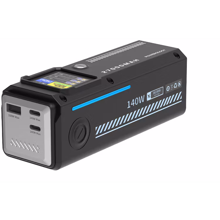 POWEROLOGY POWER BANK 27000MAH PD 140W WITH SMART DISPLAY PP083 BLACK PPBCHA83 thumbnail 13