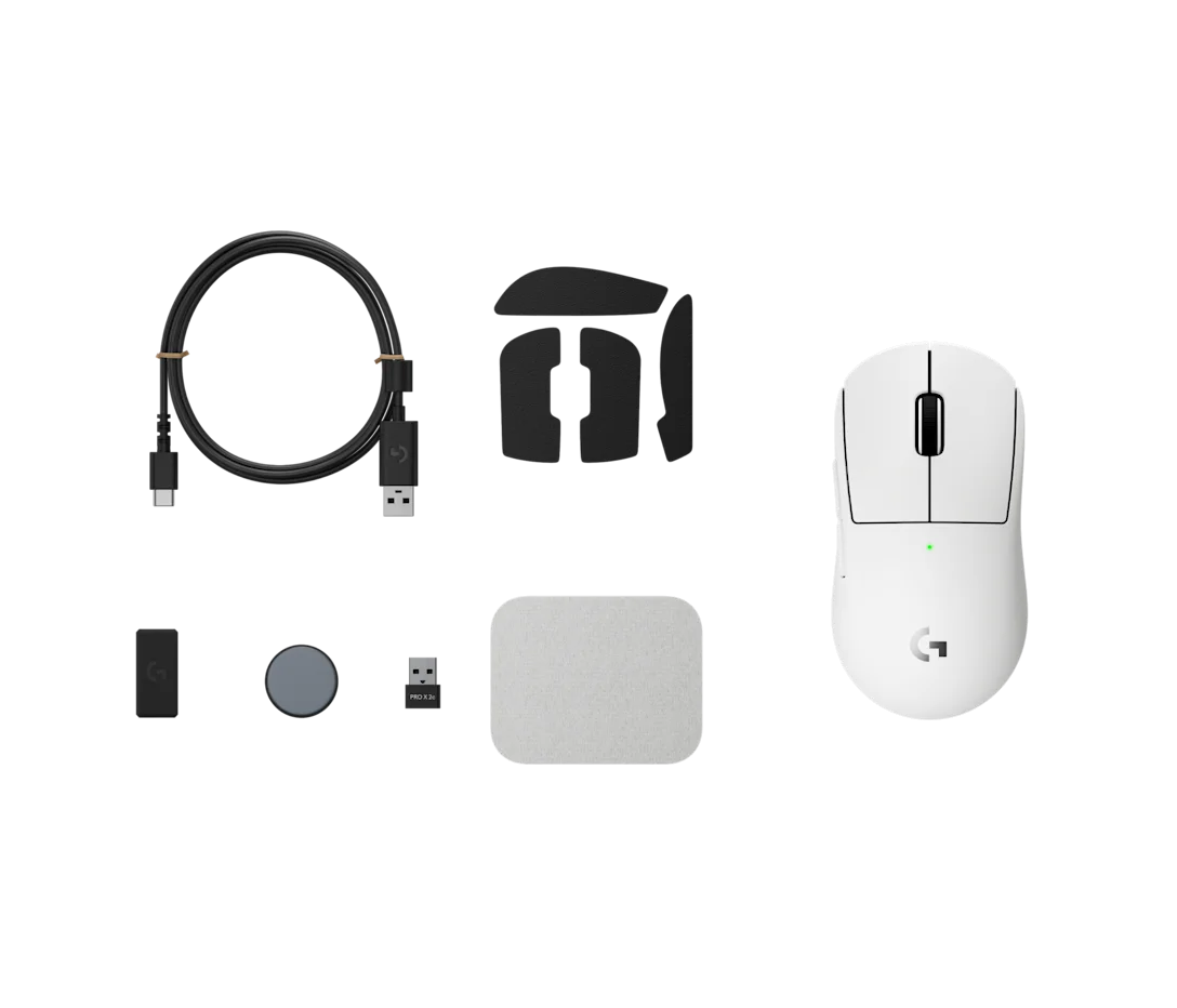 LOGITECH PRO X SUPERLIGHT 2C WIRELESS GAMING MOUSE WHITE 910-007539 thumbnail 5