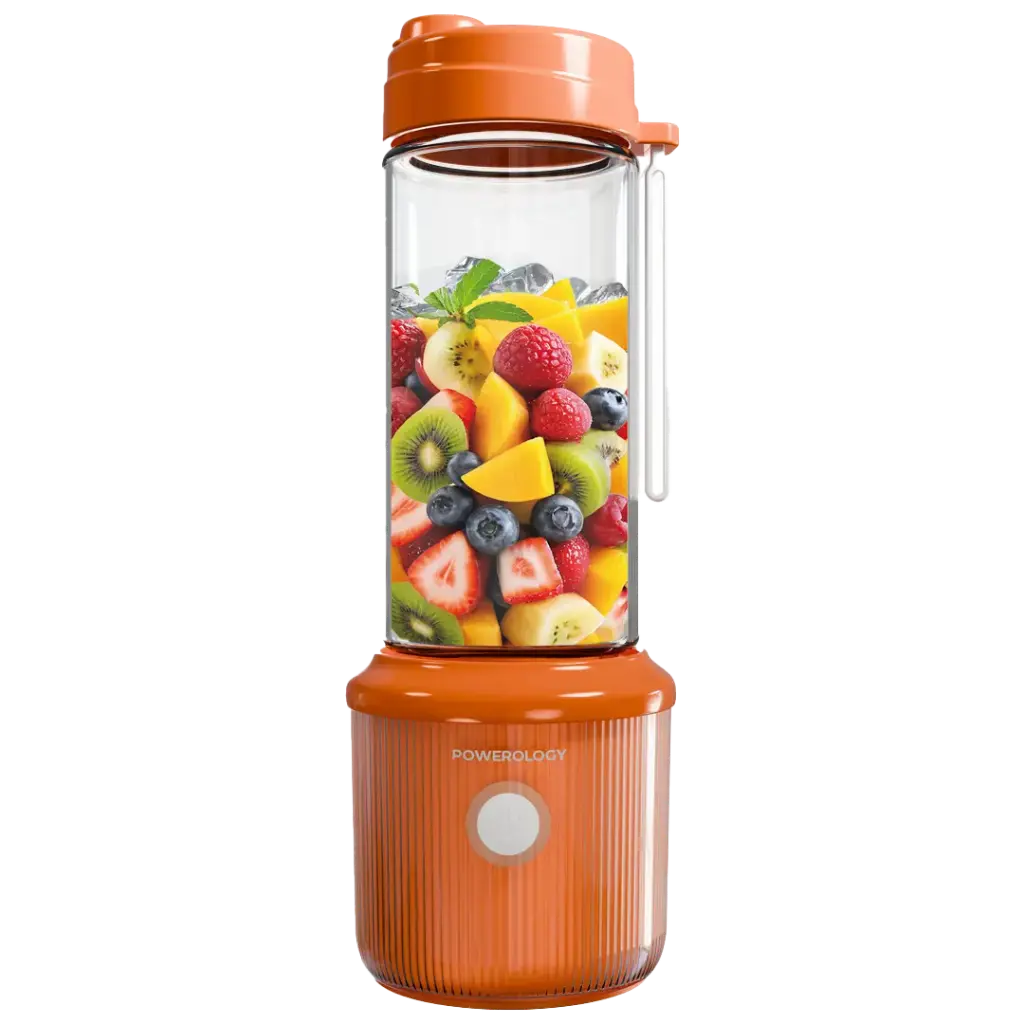 POWEROLOGY PRESS  REFRESH PORTABLE BLENDER ORANGE PSM013OG thumbnail 4