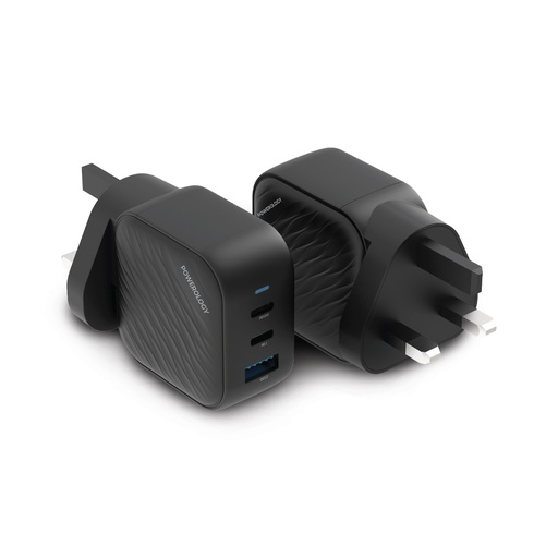 POWEROLOGY 65W GAN ULTIMATE DUAL PD CHARGER BLACK thumbnail 3