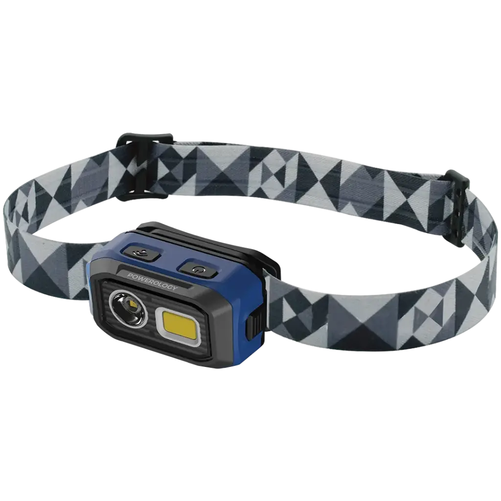 POWEROLOGY BRIGHT VISION RECHARGEABLE LED HEAD LAMP BLACK PWZF6578BK thumbnail 5