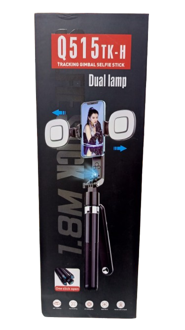 TRACKING GIMBAL SELFIE STICK DUAL LAMP Q515TK-H thumbnail 3
