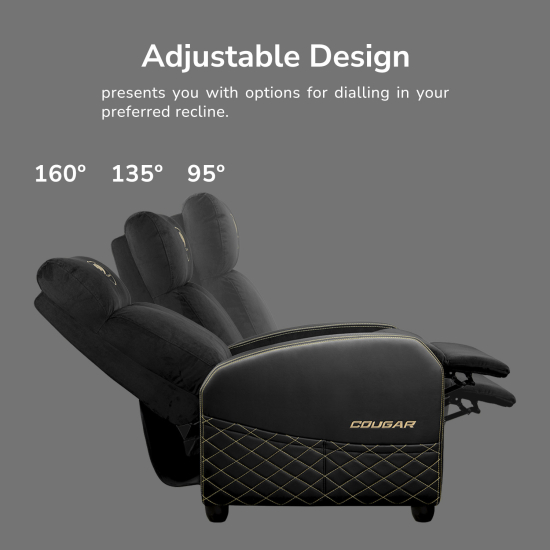 COUGAR RANGER ELITE GAMING SOFA GOLD thumbnail 21