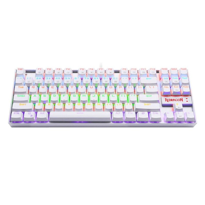 REDRAGON KUMARA MECHANICAL GAMING KEYBOARD WHITE RED SWITCH KUMARA K552W-RGB-RED thumbnail 9