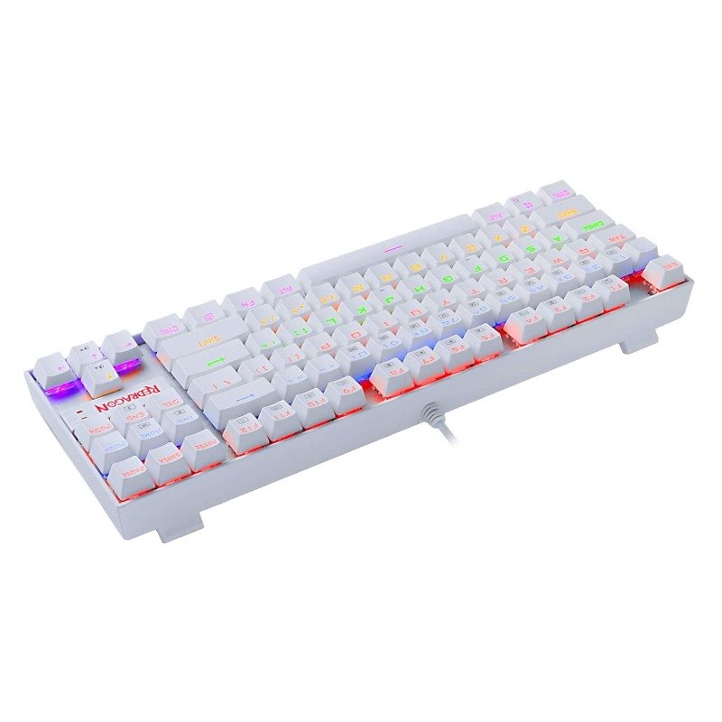 REDRAGON KUMARA MECHANICAL GAMING KEYBOARD WHITE RED SWITCH KUMARA K552W-RGB-RED thumbnail 7