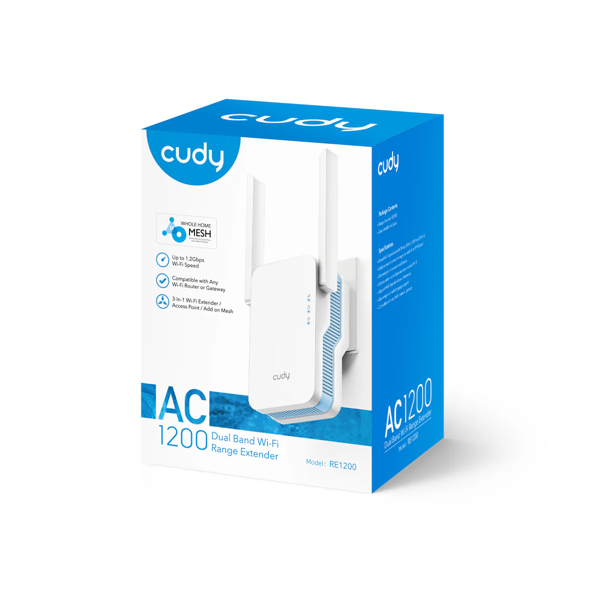 Cudy RE1200 AC1200 Dual-Band Range Extender thumbnail 6