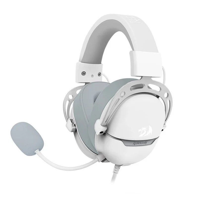 REDRAGON OVER-EAR AURORA GAMING HEADSET WHITE H376WG