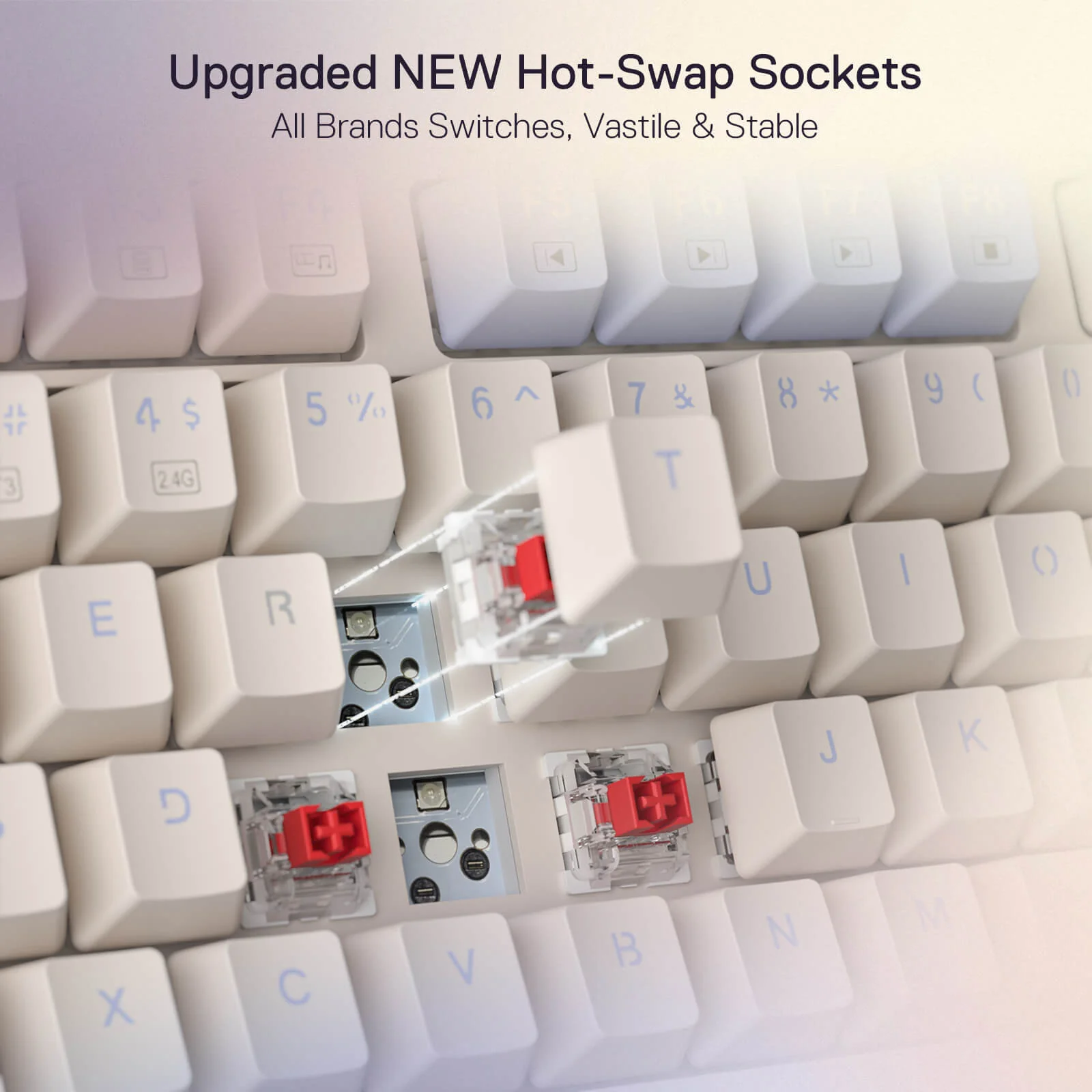 Redragon Ucal Pro Wired Gaming Keyboard (K673CPG-RGB-Pro) - Precision Performance with RGB Lighting thumbnail 30