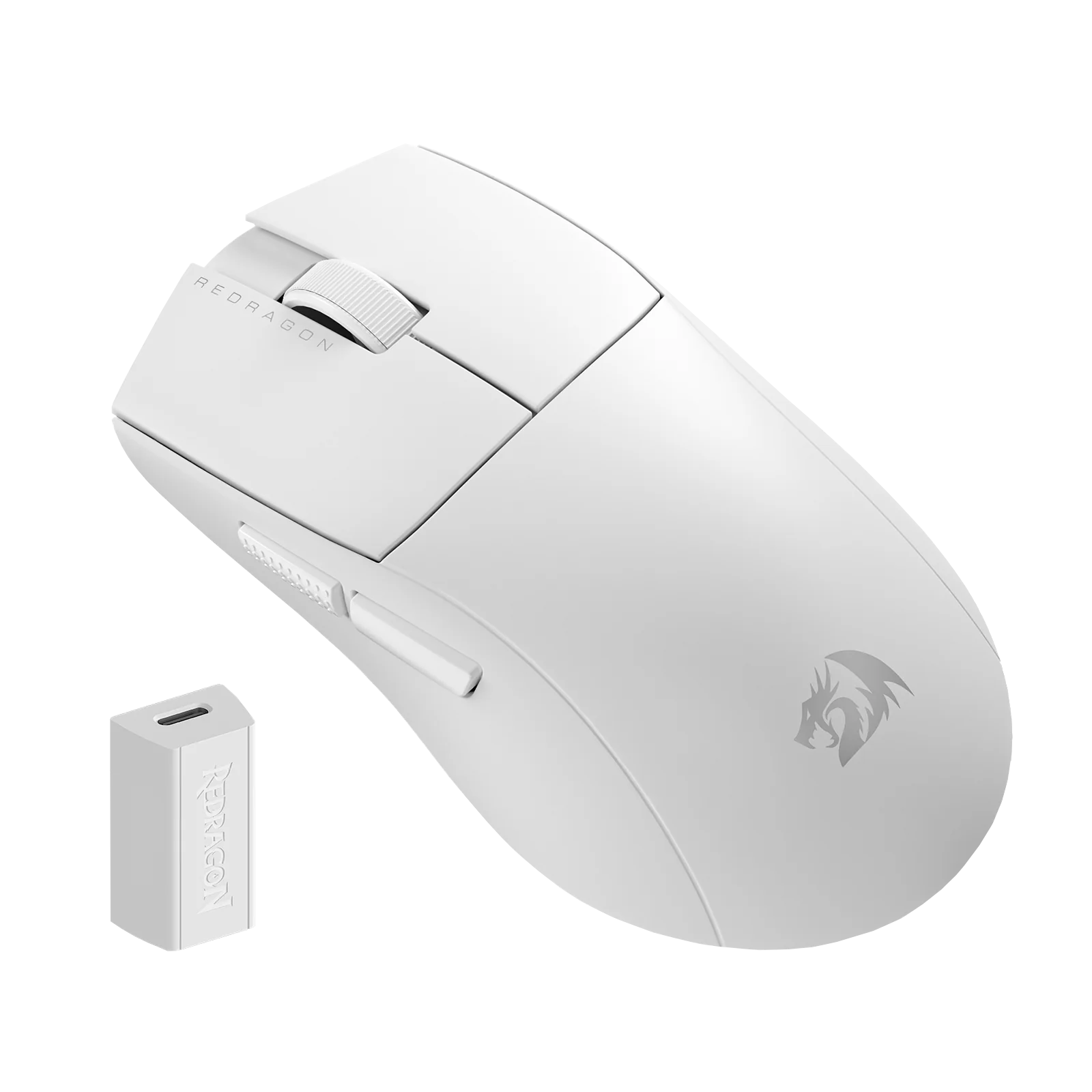 Redragon K1ng Pro M916 Wired Gaming Mouse – Precision, Power, and Style in White thumbnail 8