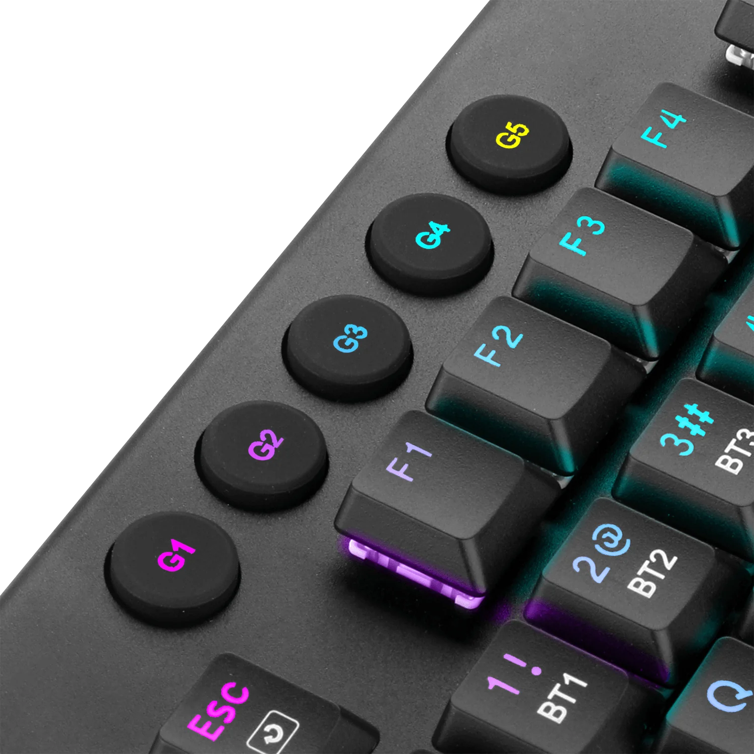 Redragon Horus Wireless RGB Mechanical Keyboard (K618RGB-Pro, Red Switches) - Ultra-Thin Design with Dynamic Lighting thumbnail 4