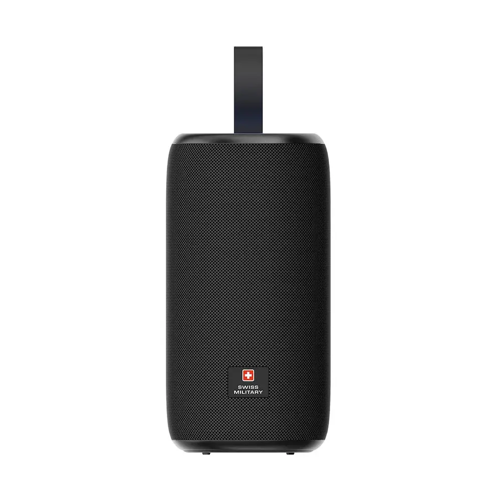 SWISS MILITARY 250W PMPO HIGH DEFINITION PORTABLE WIRELESS SPEAKER BLACK SM-SPKR-250W-25H-BLK thumbnail 5