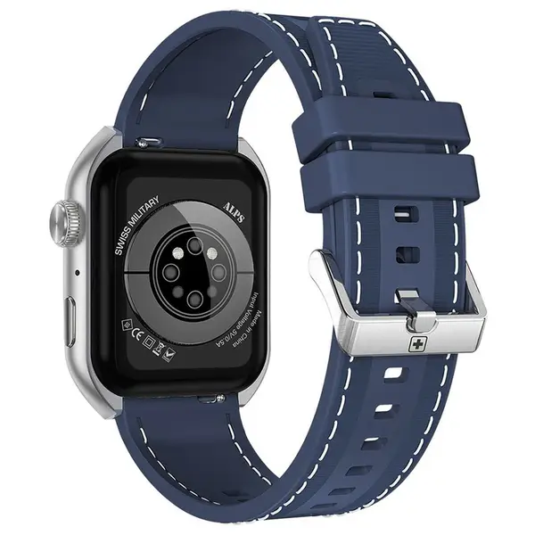 SWISS MILITARY ALPS 3 BLUE WATCH WITH SILICON STRAP  SM-WAT-ALPS3-SLF-BLUSST thumbnail 11