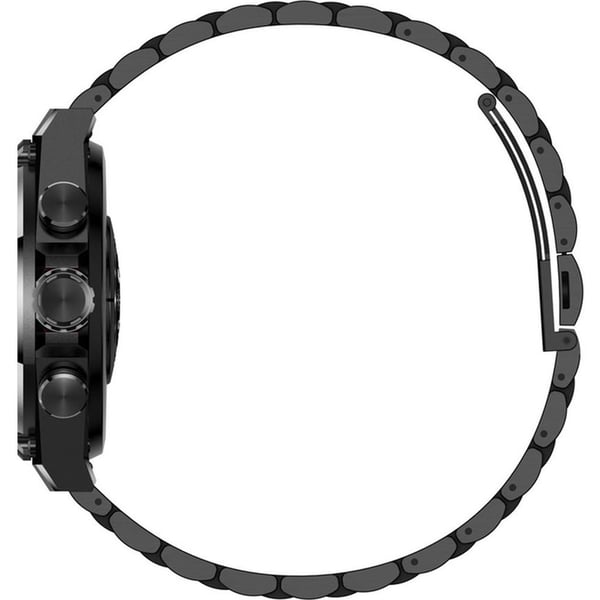 SWISS MILITARY DOM 6 WATCH WITH GUN METAL STRAP BLACK SM-WCH-DOM6-BLKGUNMS thumbnail 8