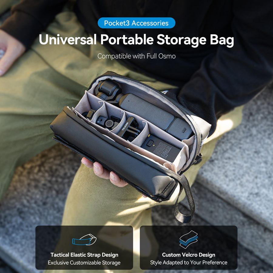 TELESIN POCKET 3 CAMERA STORAGE BAG S6-PRC-08-TDJ thumbnail 6