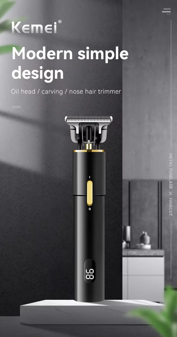 KEMEI PROFESSIONAL 3 IN 1 HAIR CLIPPER TRIMMER KM-1894 thumbnail 21