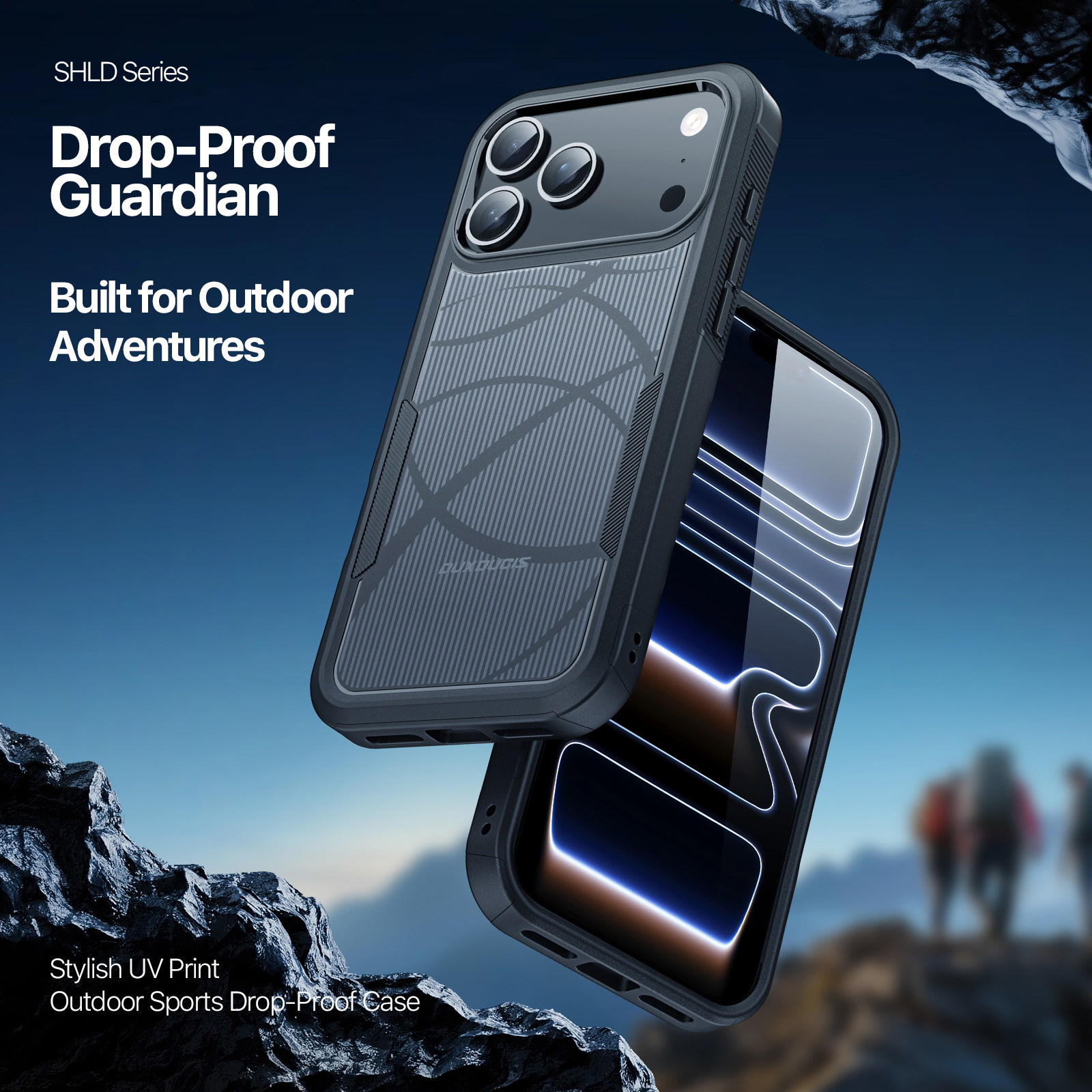 DUX DUCIS IPHONE 17 PRO MAX SHLD SERIES DROP PROOF CONTOUR LINE CASE SHLD0013 thumbnail 12