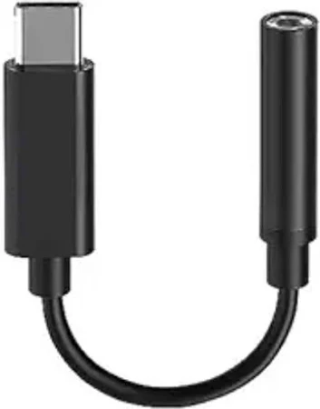 TYPE-C TO 3.5MM AUDIO ADAPTER CABLE BLACK thumbnail 2