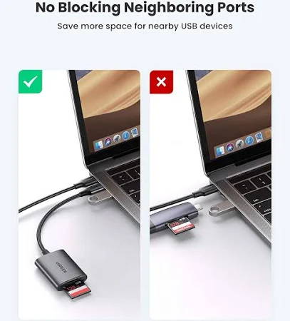 UGREEN USB-C MULTIFUNCTION SD/TF MEMORY CARD READER 80888 thumbnail 6