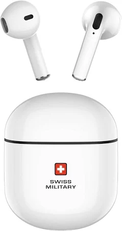 SWISS MILITARY VICTOR 5 HIGH DEFINITION TURE WIRELESS EARBUDS WHITE SM-TWS-VICTOR5-WH thumbnail 9