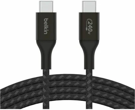 BELKIN BOOST CHARGE USB C TO USB C 240W CABLE 1M BLACK CAB015BT1MBK thumbnail 14