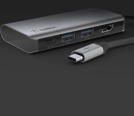 BELKIN CONNECT USB C 4 IN 1 MULTIPORT ADAPTER AVC006BTSGY thumbnail 15