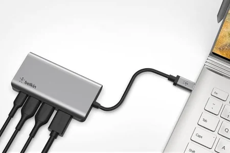 BELKIN CONNECT USB C 4 IN 1 MULTIPORT ADAPTER AVC006BTSGY thumbnail 10