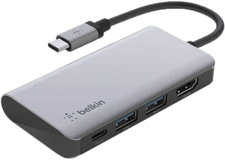 BELKIN CONNECT USB C 4 IN 1 MULTIPORT ADAPTER AVC006BTSGY thumbnail 9