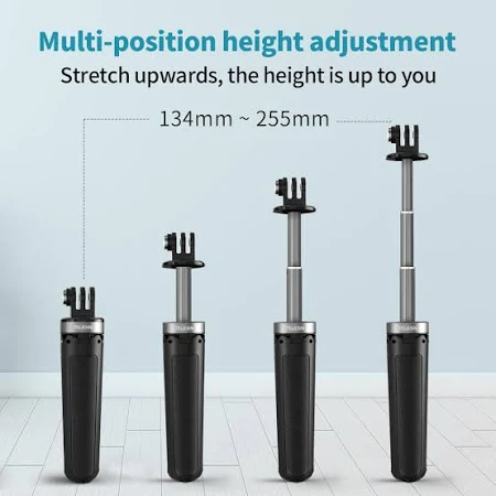 TELESIN MINI TRIPOD SELFIE STICK FOR ACTION CAMERA GP-MNP-092-X thumbnail 14
