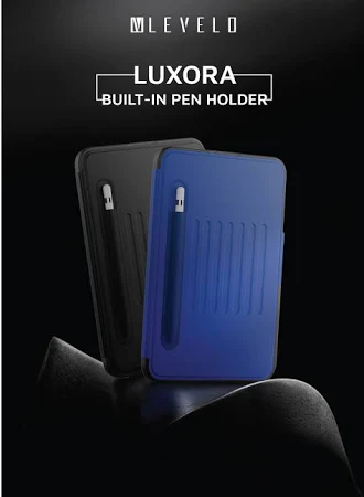 LEVELO LUXORA IPAD 10.2 INCH FULL BODY PROTECTION CASE BLUE LVLIC10BU thumbnail 7