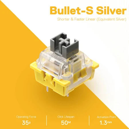 REDRAGON BULLET S MECHANICHAL SWITCH 24 PCS SWITCH A113S thumbnail 11