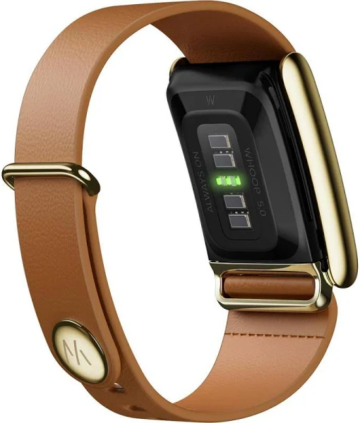 WHOOP 5.0 LEATHER WRISTBAND STRAP BROWN thumbnail 4