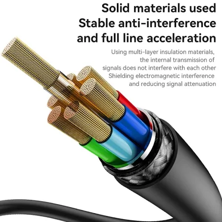 YESIDO 4K 30HZ HDMI TO HDMI CABLE 1.8M BLACK HM16 thumbnail 16