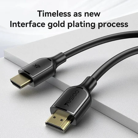 YESIDO 4K 30HZ HDMI TO HDMI CABLE 1.8M BLACK HM16 thumbnail 15