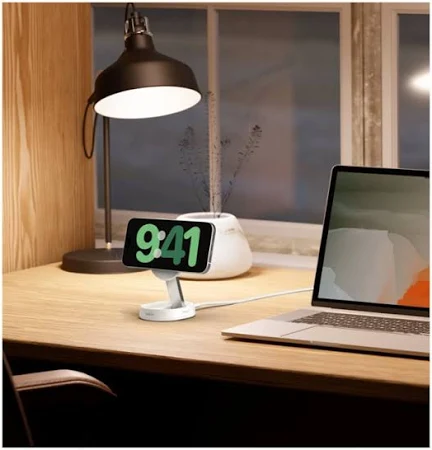 BELKIN BOOST CHARGE PRO 15W CONVERTIBLE MAGNETIC CHARGING STAND WHITE WIA008MYWH thumbnail 20