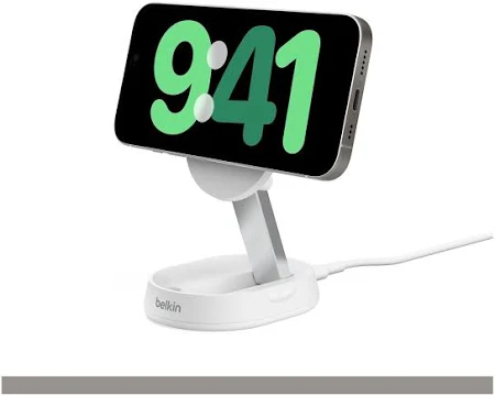 BELKIN BOOST CHARGE PRO 15W CONVERTIBLE MAGNETIC CHARGING STAND WHITE WIA008MYWH thumbnail 14