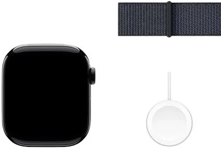 APPLE WATCH SERIES 10 42MM GPS JET BLACK ALUMINIUM CASE WITH BLACK SOLO LOOP MWWX3 thumbnail 11