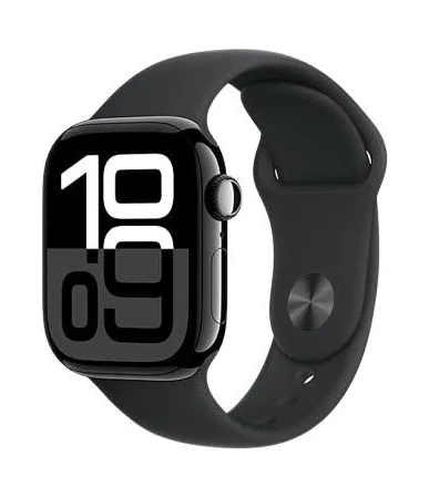 APPLE WATCH SERIES 10 42MM GPS JET BLACK ALUMINIUM CASE WITH BLACK SOLO LOOP MWWX3 thumbnail 2