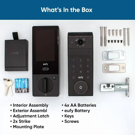 EUFY SMART LOCK TOUCH FINGERPRINT WITH WI-FI BRIDGE T8510013 thumbnail 22
