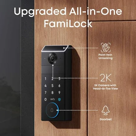 EUFY SMART LOCK TOUCH FINGERPRINT WITH WI-FI BRIDGE T8510013 thumbnail 16