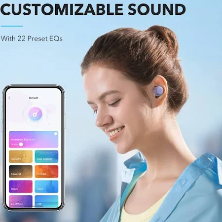 ANKER SOUNDCORE A20I TRUE WIRELESS EARBUDS PURPLE A3948HQ2 thumbnail 8
