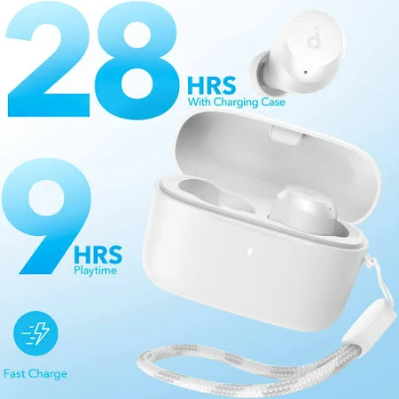 ANKER SOUNDCORE A20I TRUE WIRELESS EARBUDS WHITE A3948H22 thumbnail 8