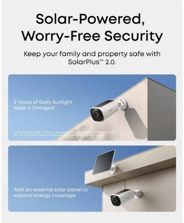 EUFY CAM E40 ADD ON 2K MAX COLOR VISION WHITE T8144321 thumbnail 21