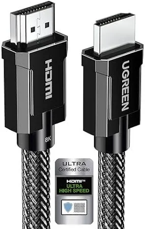 UGREEN 8K HDMI M/M ROUND CABLE WITH BRAIDED 1M GRAY 70319 thumbnail 21
