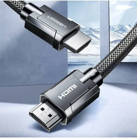 UGREEN 8K HDMI M/M ROUND CABLE WITH BRAIDED 1M GRAY 70319 thumbnail 15
