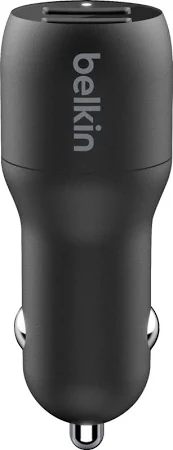 BELKIN CAR CHARGER DUAL PORT WITH 1M LTG CABLE BLAKC D001 thumbnail 9